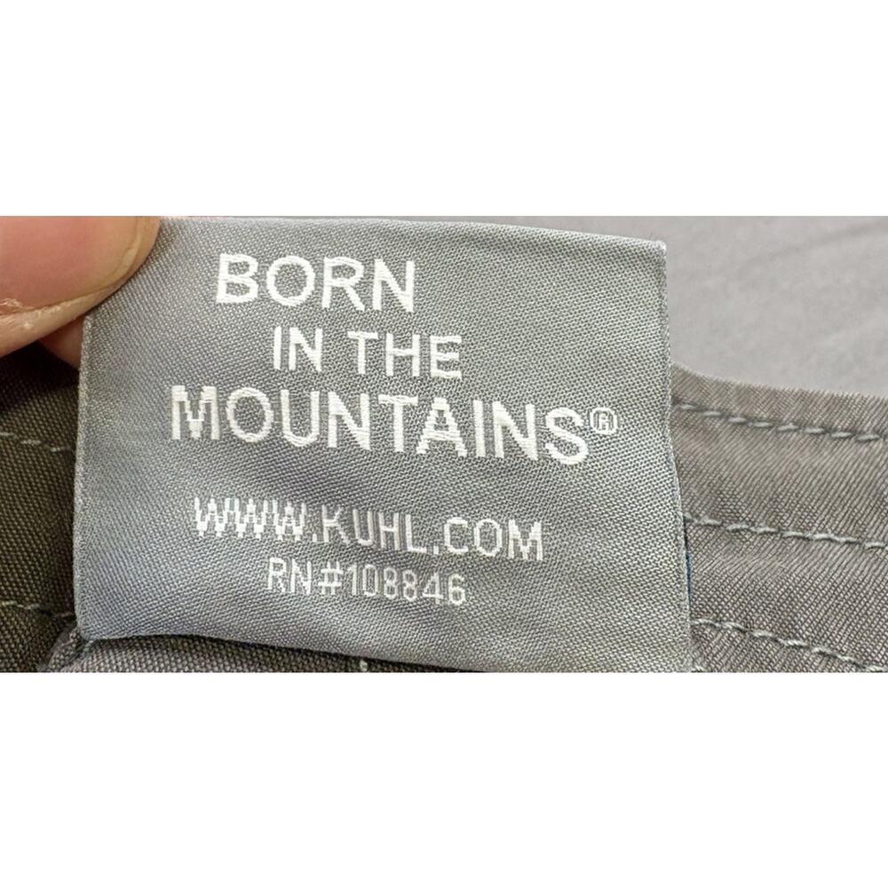 KUHL Born In The Mountain Roll Up Hiking Pants Women’s Size 12 Reg Gray Outdoor - Picture 11 of 12